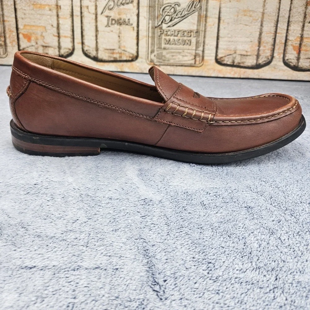 Cole Haan Pinch Grand OS Penny Loafers Mens 11 Hand Sewn Slip On Shoes Leather